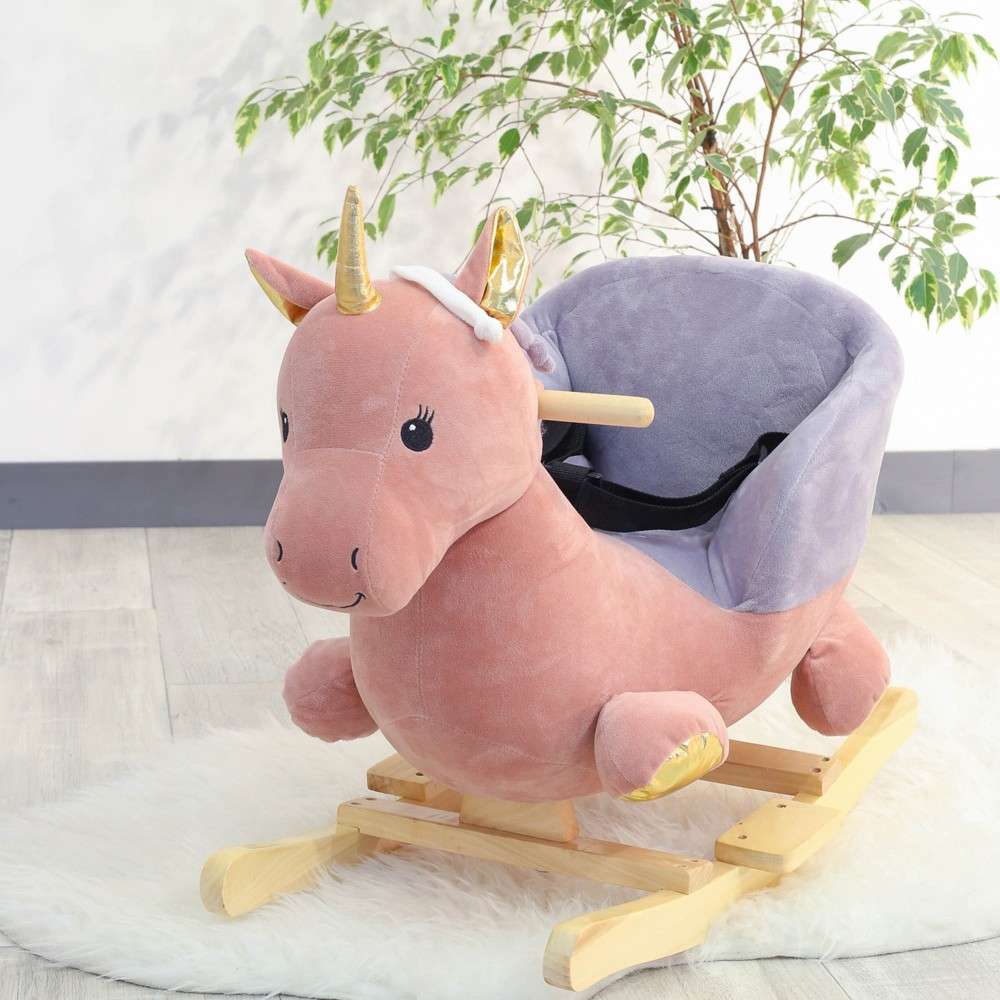 Unicorn Pink Plush Toy For 10 36 Months Baby Girl With Sling