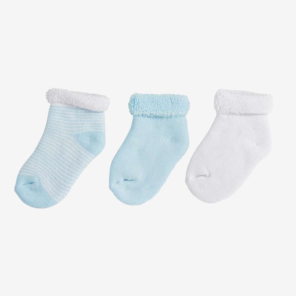 Lot De 3 Paires De Chaussettes Bebe Garcons 0 A 12 Mois