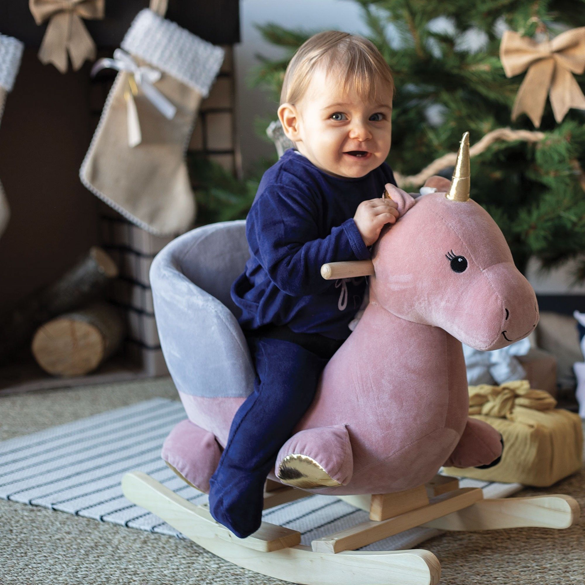 Licorne à bascule Jouet 1 an Idée cadeau bébé Livraison 48h