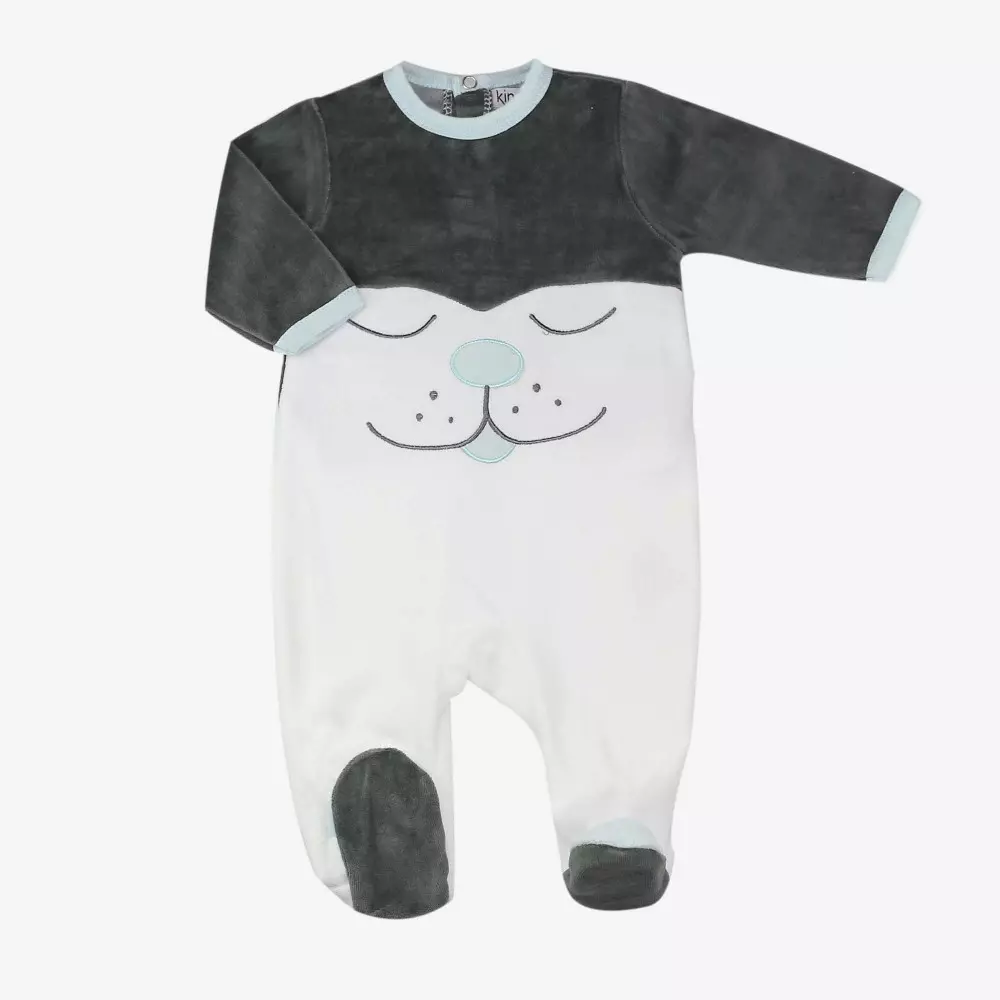 Pyjama Bebe Garcon Mon Chaton Pyjama Velours Bebe Chaud Et Doux