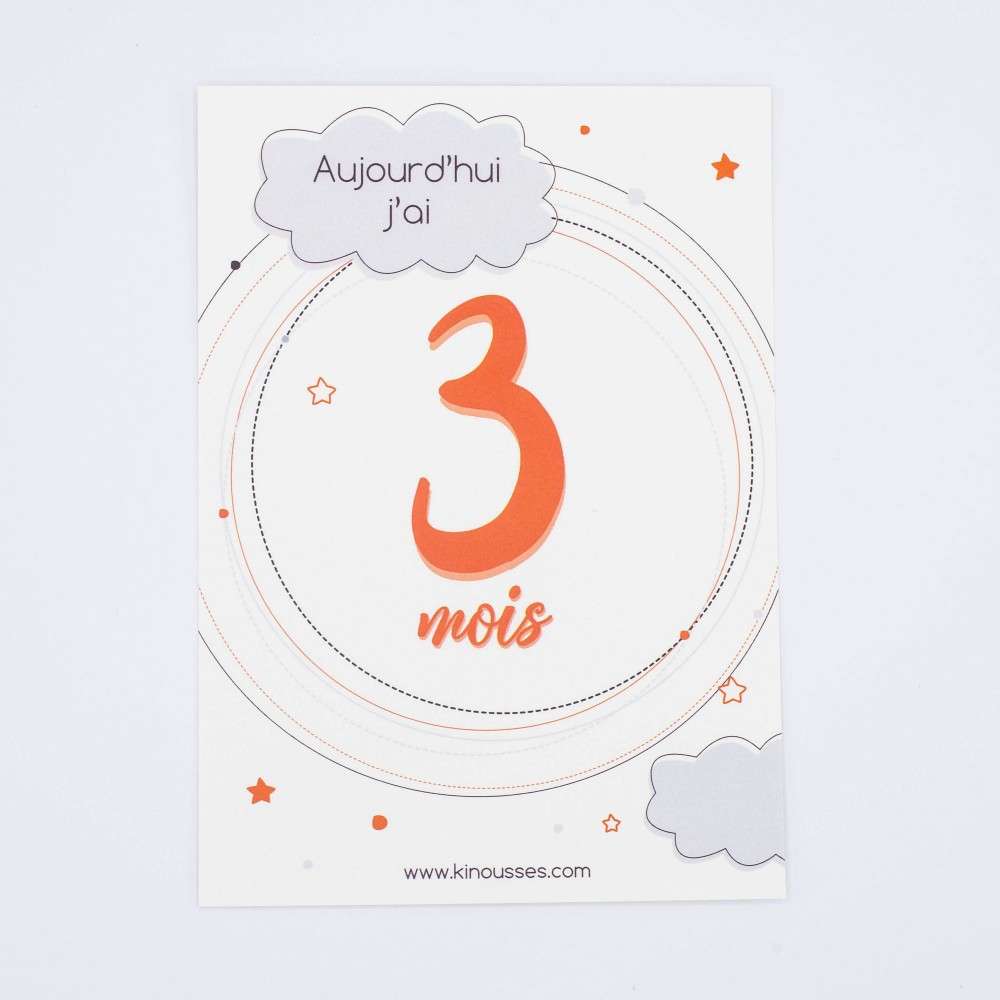 13 Cartes Etapes Bebe 12 Premiers Mois 1 Naissance