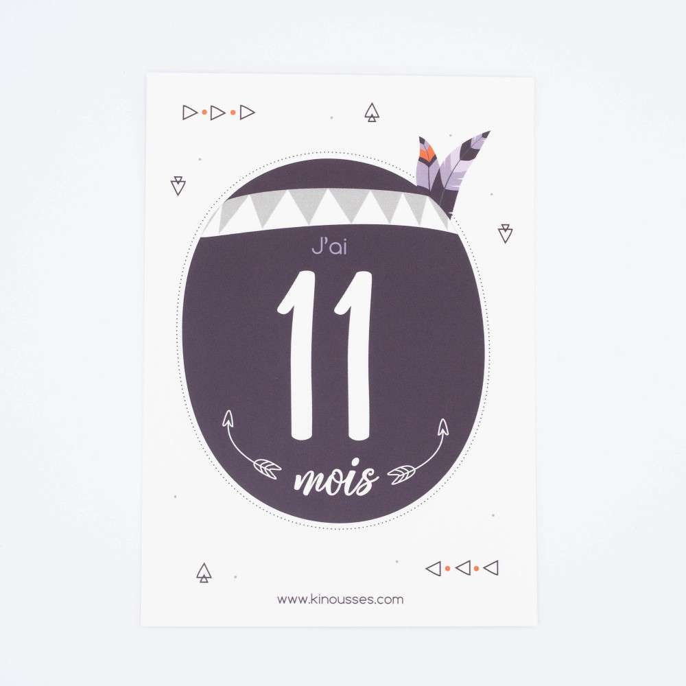 13 Cartes Etapes Bebe 12 Premiers Mois 1 Naissance