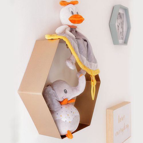 Baby Activity Ball Grey Elephant Velvet Head