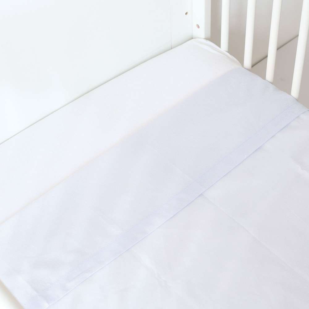 Plain Grey Cotton Baby Sheet 1x180 Cm Oeko Tex